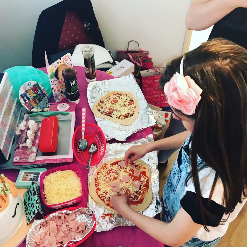 Make your own Pizza, handmade pizza, photo party london, sleepover