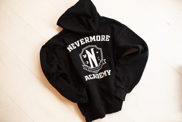Nevermore, Wednesday, Photo Party London, Black Hoody,