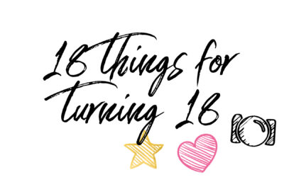 18 Things for Turning 18